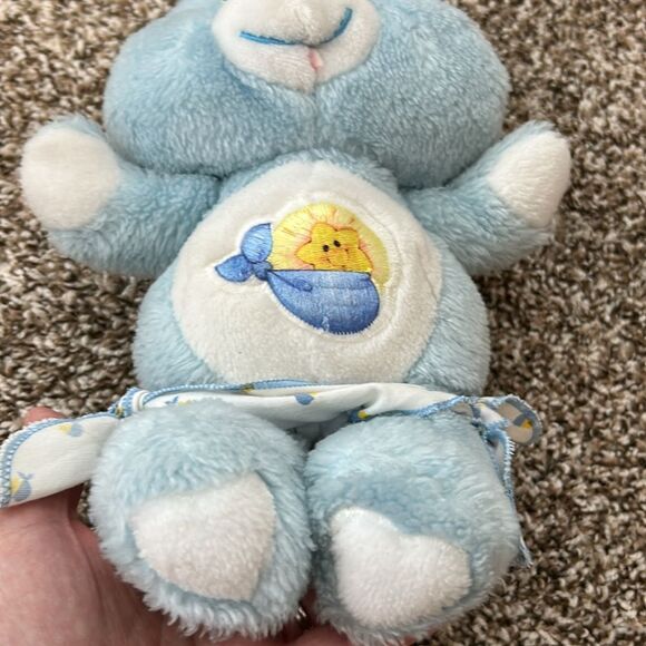 Vintage 1983 Care Bears Blue Baby Star Kenner 80s Stuffed Animal - Picture 6 of 7